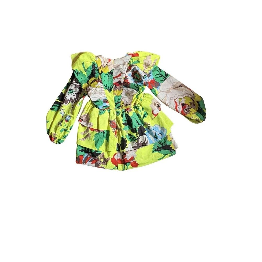 NWT Christopher John Rogers for Target Dress – Long Sleeve Yellow Women’s 12 - Picture 5 of 5